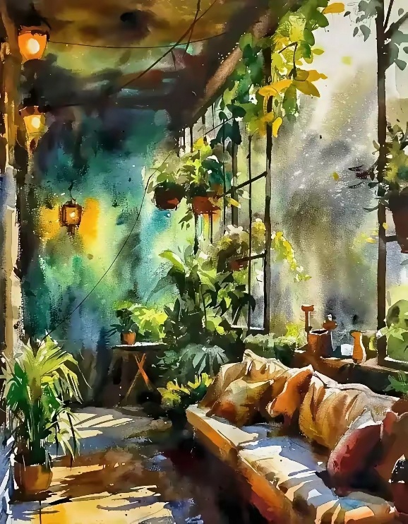 印度画家 Varun Singh绘画作品欣赏遇见艺术遇见美好绘画参考
