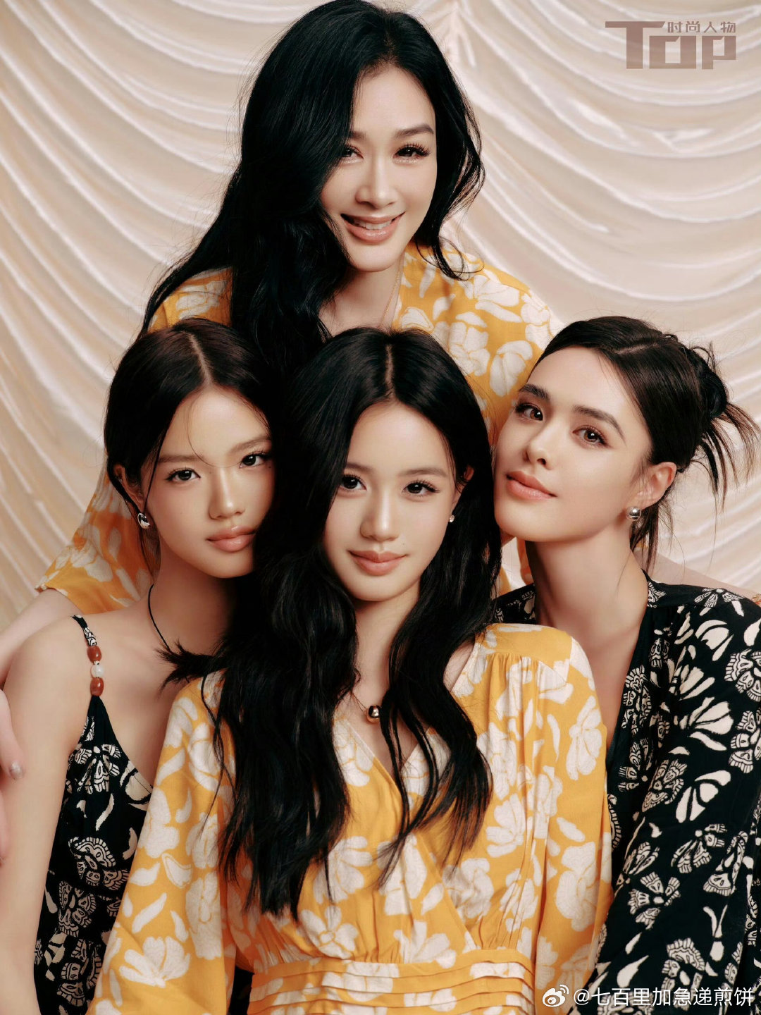 钟丽缇和她的女儿们，好牛的基因漂亮且有辨识度 ​​​