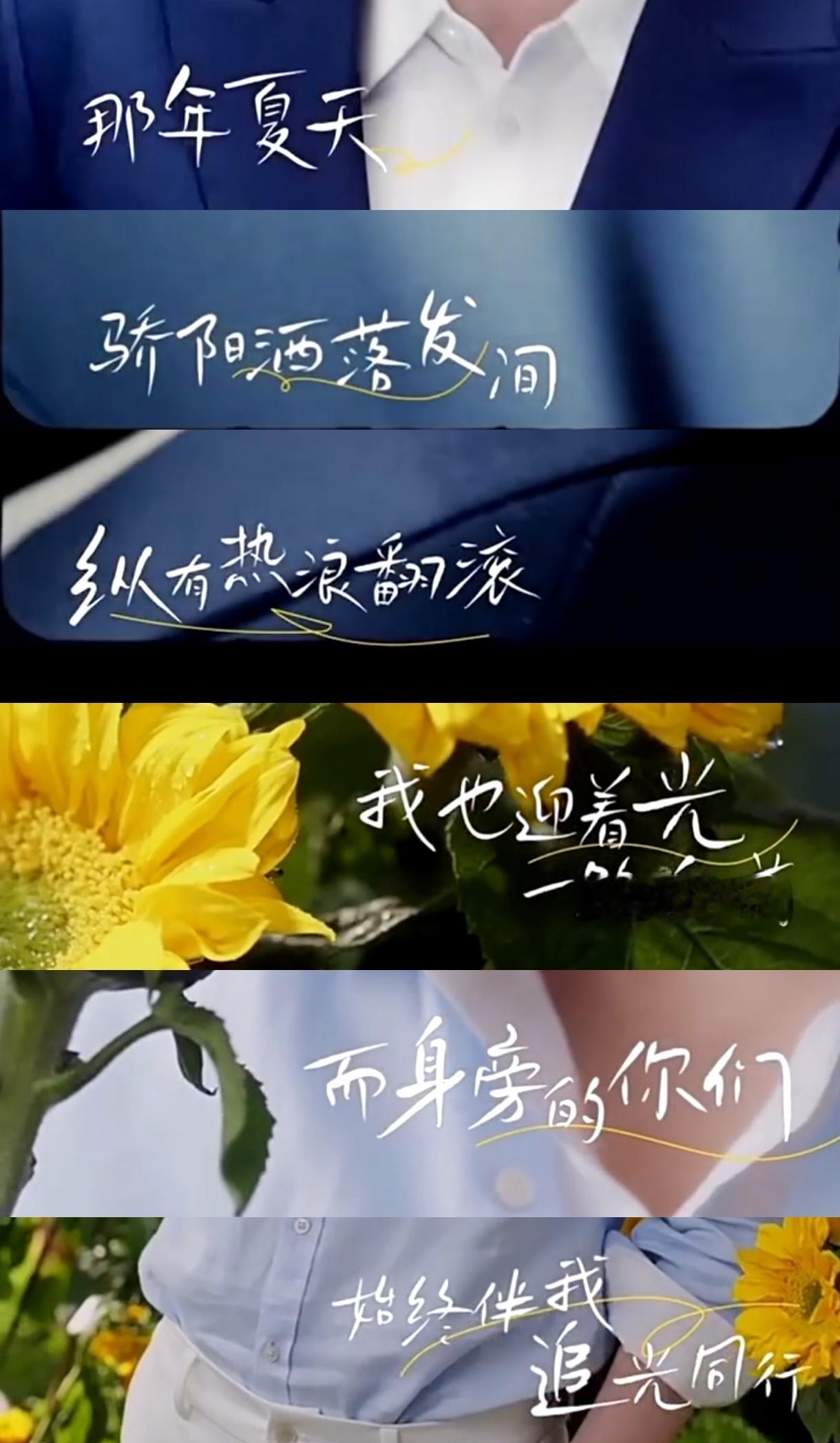 摩登兄弟刘宇宁，春天的桃粉樱花，夏天的湛蓝微风，秋天的金黄落叶，冬天的皑皑白雪，
