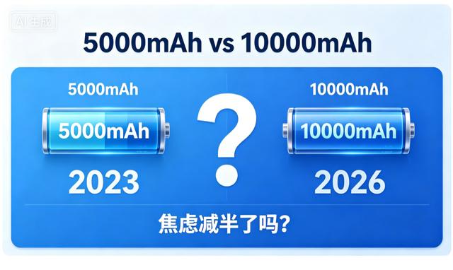 10000mAh电池登场，续航焦虑却反增？

回想当年5000毫安刚成主流，如今