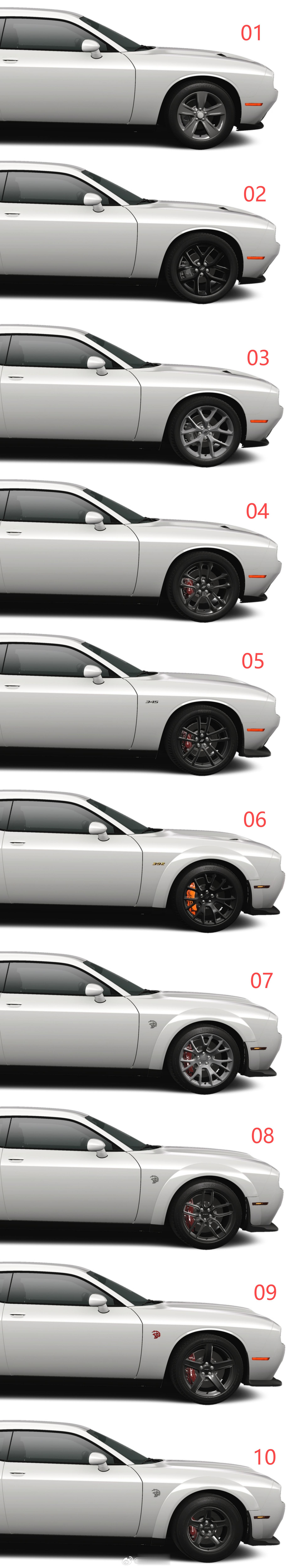#道奇CHALLENGER轮毂造型# 道奇CHALLENGER，哪双鞋好看[举手