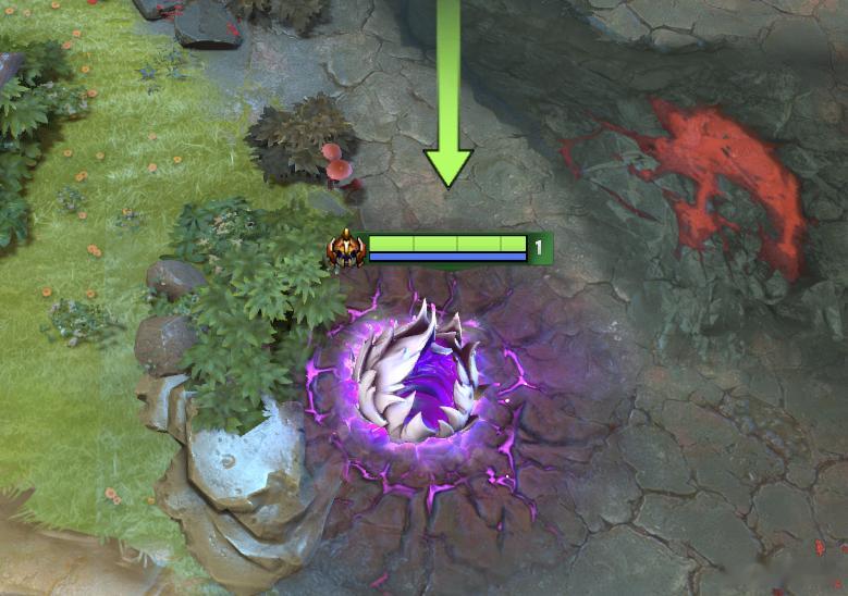 小强的新套装，A杖效果是地上一个花苞，这个有点意思dota2 ​​​
