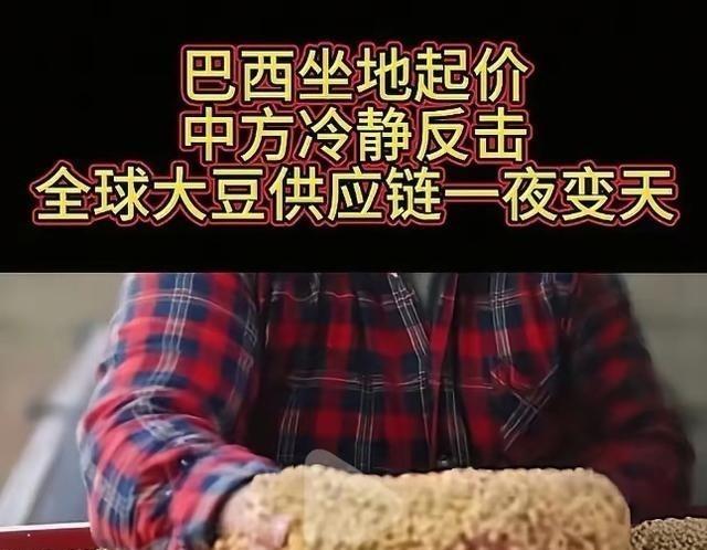 全世界都以为中国是傻瓜，人傻钱多，都在等机会狠狠敲诈中国一笔，巴西大豆握着中国7