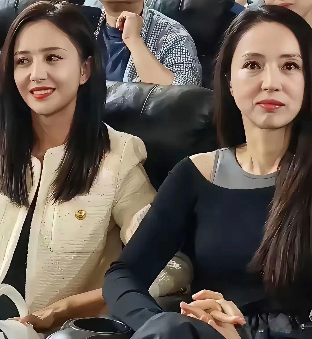 以前觉得董璇和佟丽娅两个好闺蜜长得挺像的，很多时候不细看还傻傻分不清，但现在的董