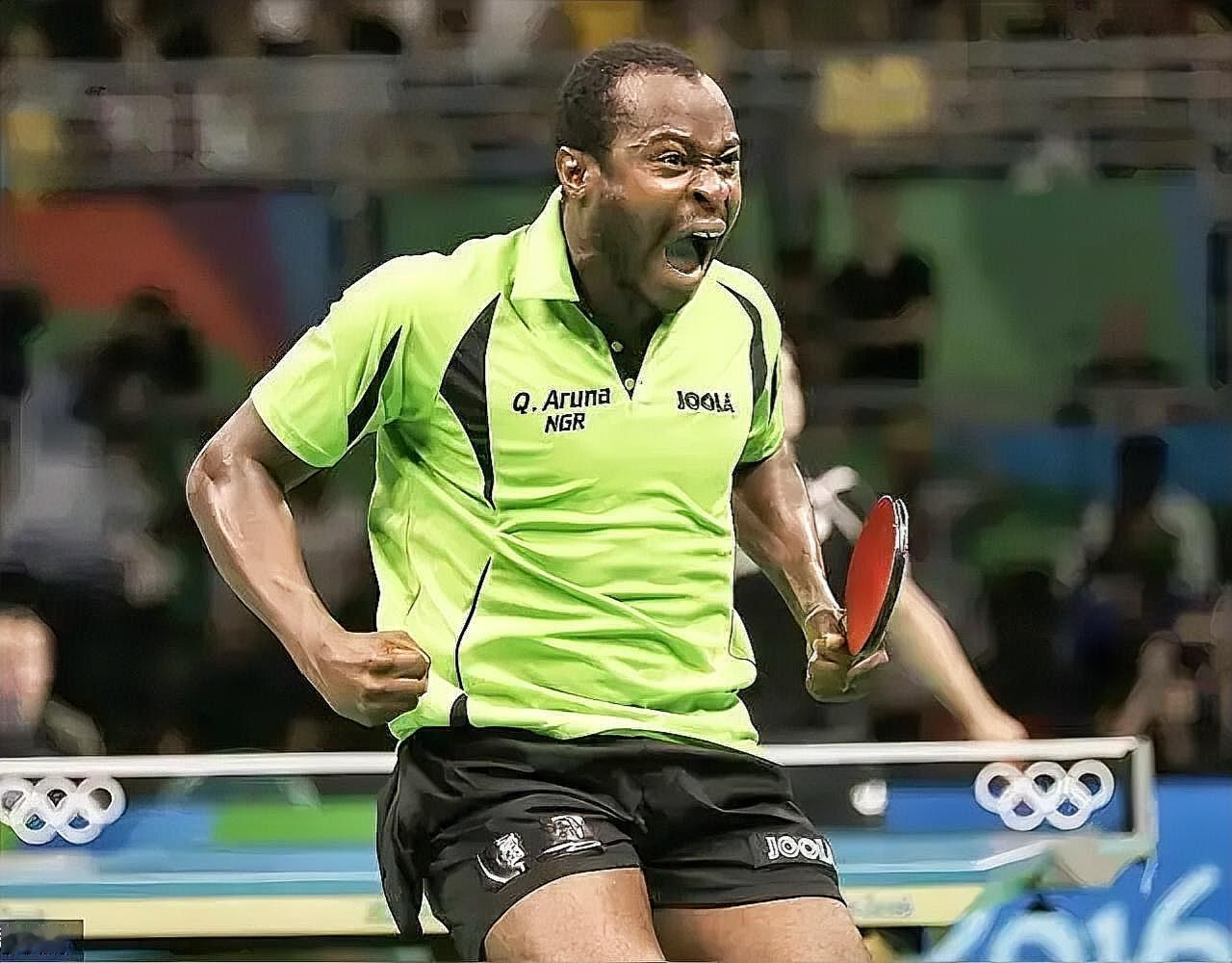 乒乓球不同于街头斗殴，靠蛮力取胜的球员终究走不远！非洲1号阿鲁纳就是一个鲜明的例