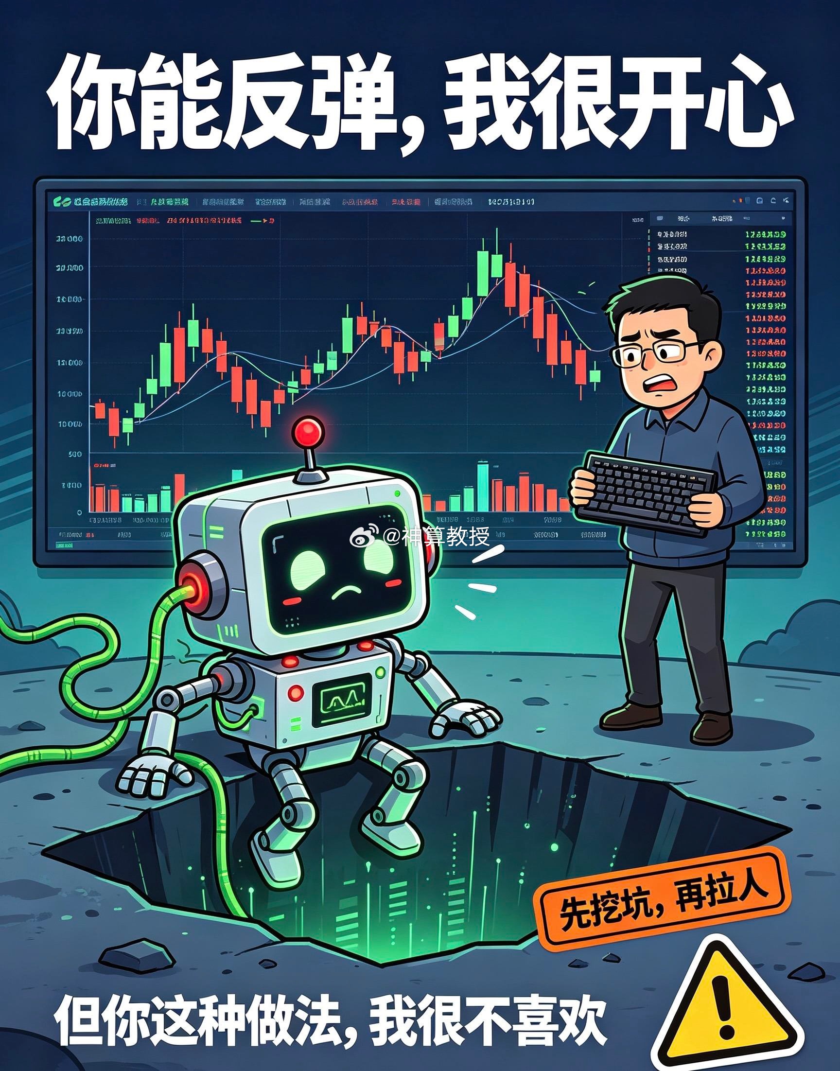 简评！昨天大癌上演惊天深V大反攻，不少朋友刚燃起回本希望，结果今日早盘又开启极致