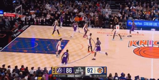 湖人打停尼克斯 湖人vs尼克斯