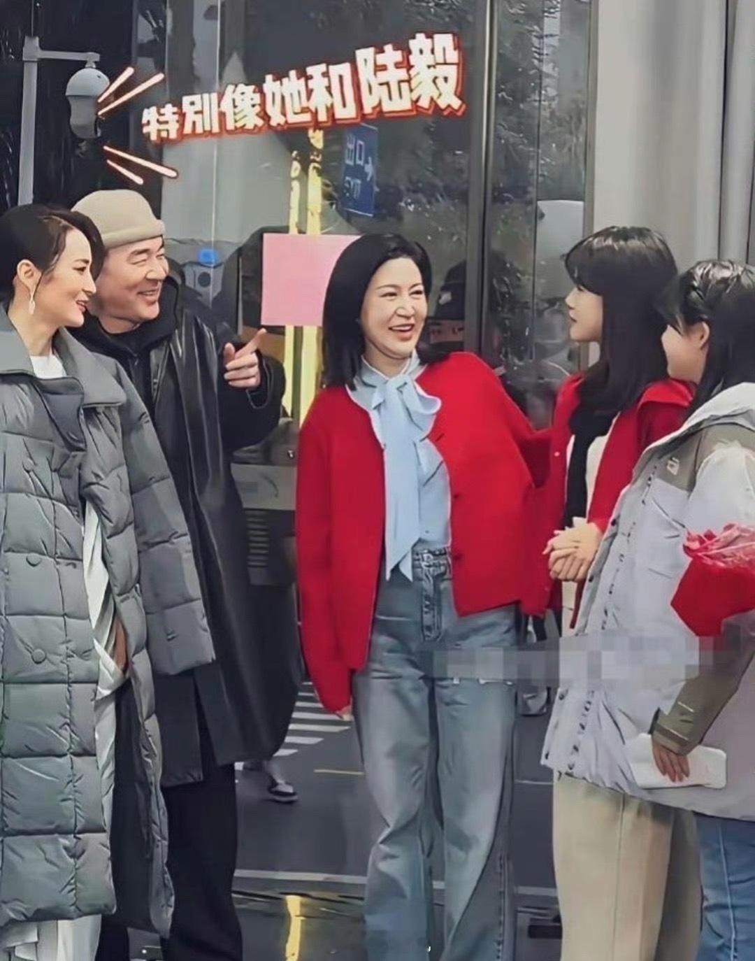 陈建斌看见陆毅两个女儿，羡慕藏不住！蒋勤勤眼神亮了✨谁被这张同框画面戳到了！活动