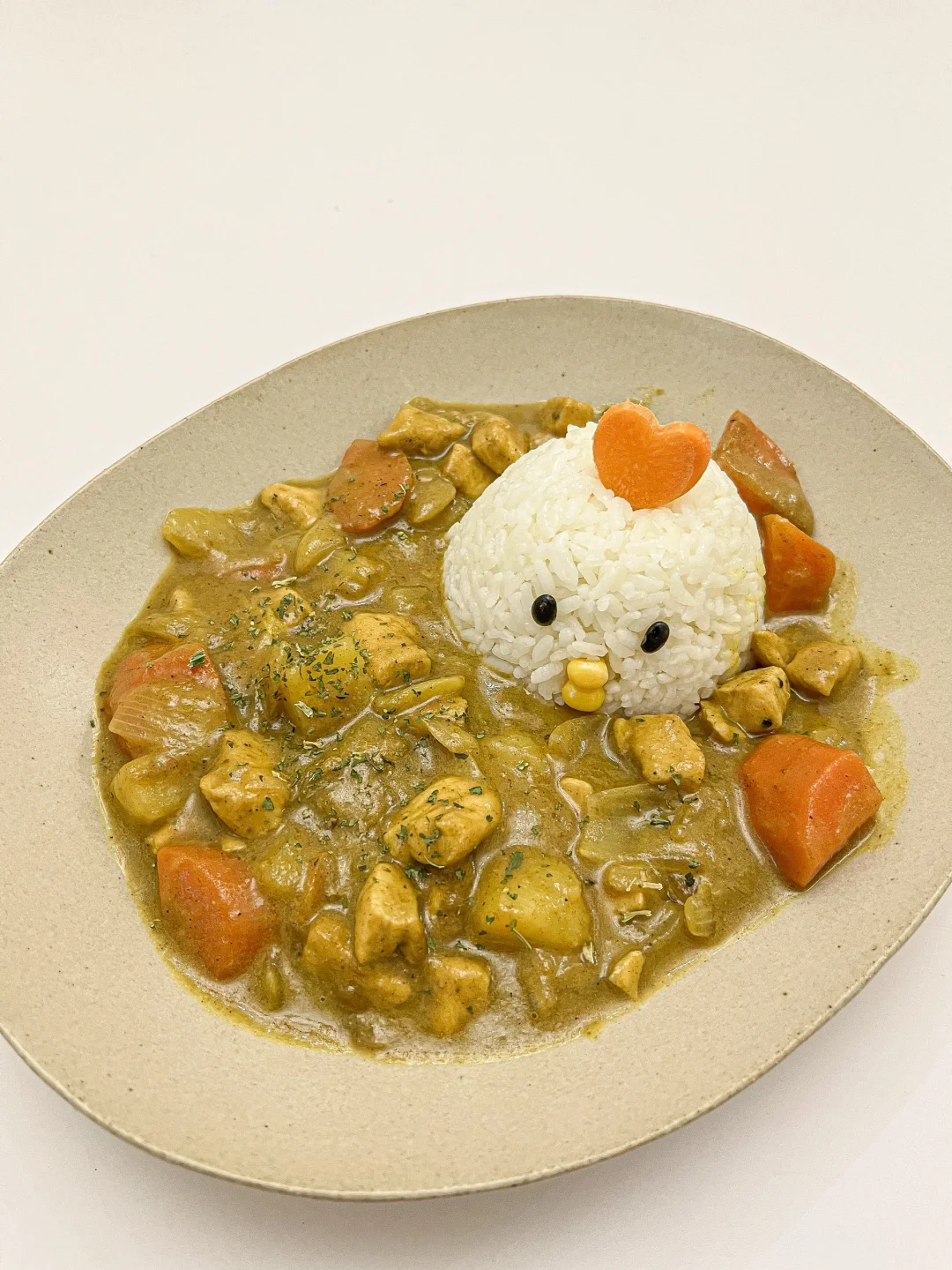 小鸡咖喱饭 | 🍛把可可爱爱吃到肚子里