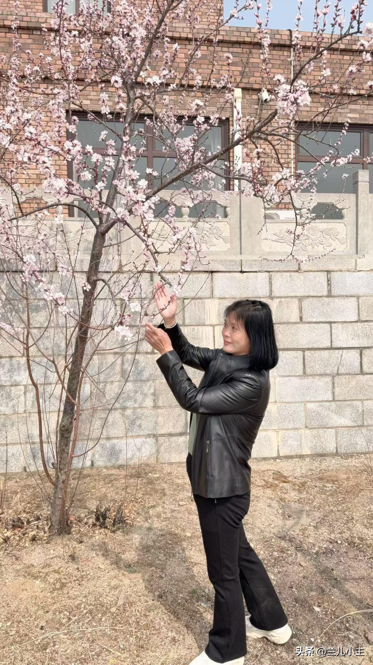 说好了去爬山，今天真去了。闺女睡到九点多醒了，骑车来接我。我们一路很快就到了山上