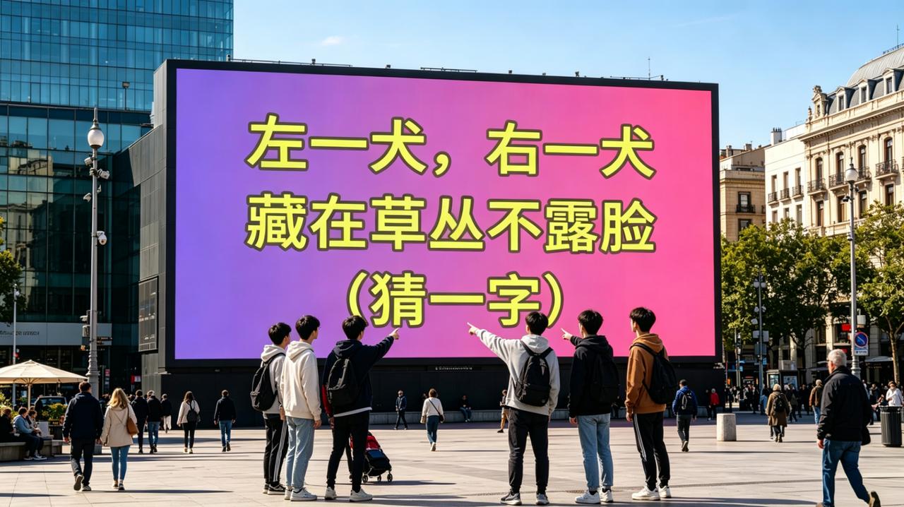 看似简单的字谜，难倒了6个大学生，你能猜出来这是什么字吗？