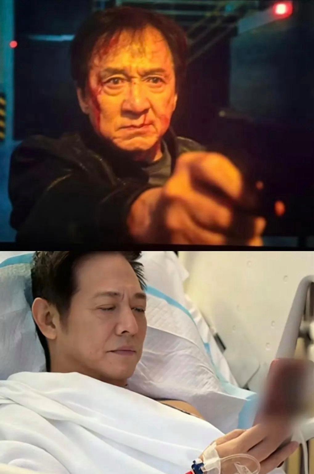 这两天看下来实在让人想不通，按理说成龙也是打星，比李连杰还大9岁，他咋没透支身体