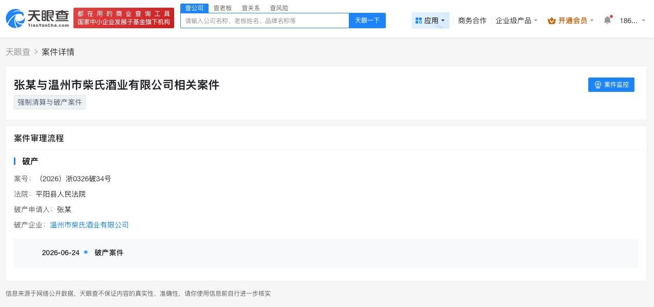 柴怼怼名下三家公司被申请破产

柴怼怼多家关联公司被申请破产
天眼查法律诉讼信息