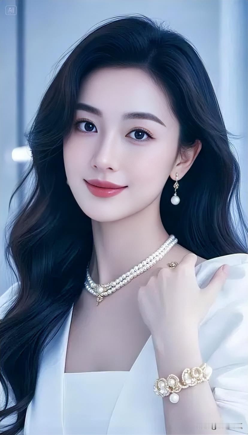 优雅气质，珍珠项链与耳环的完美搭配，尽显女性魅力！