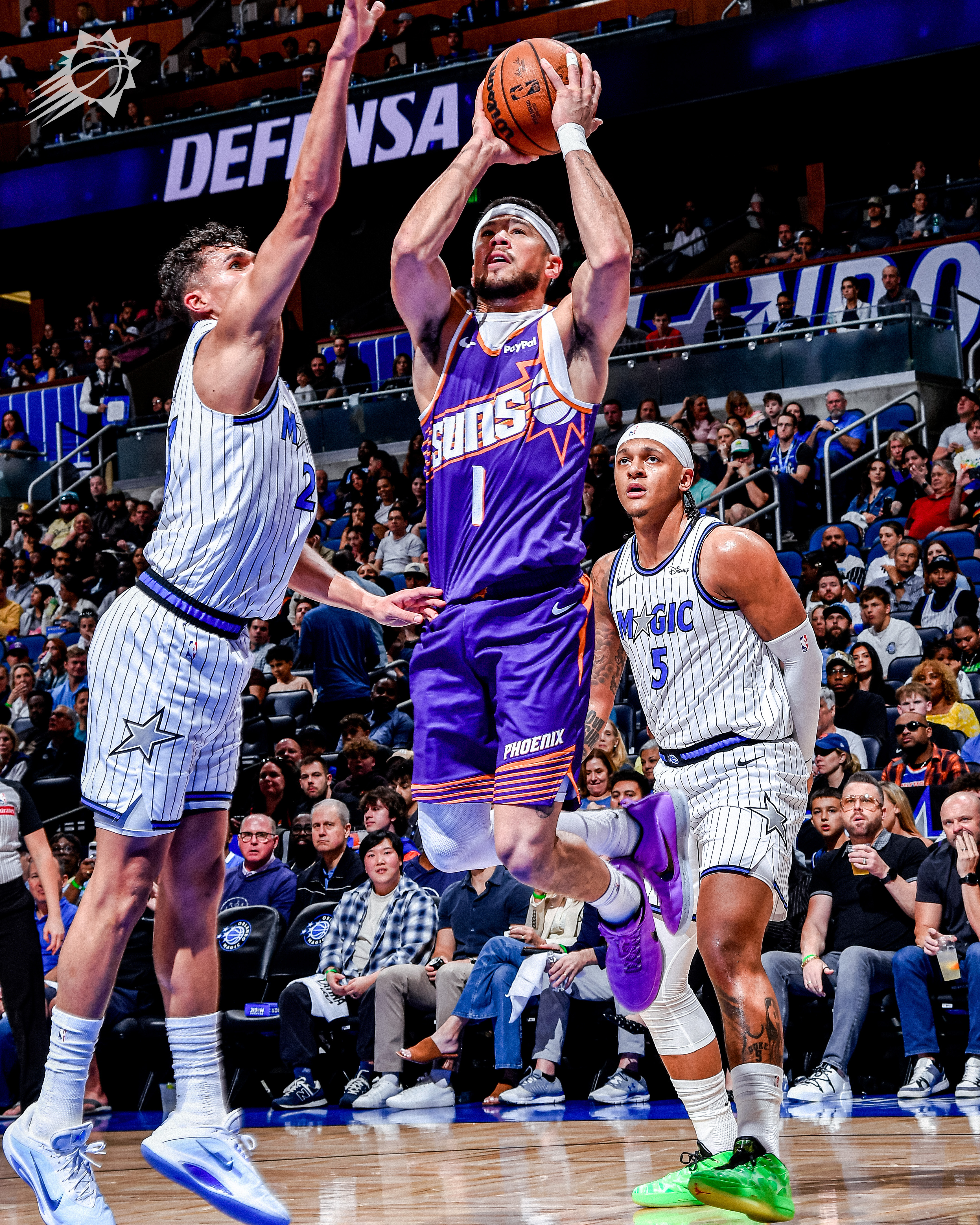 布克两分打进！但目前控制犯规不理想菲尼克斯太阳  ｜旭日东升 ｜太阳vs魔术