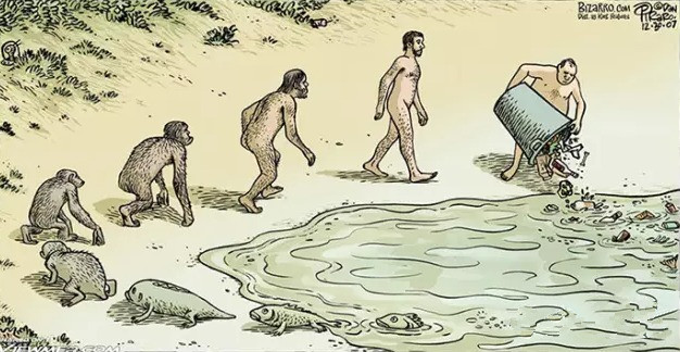 一组最具讽刺意义的人类进化图。看的我脑洞大开的同时，但是细思极恐！ ​​​
