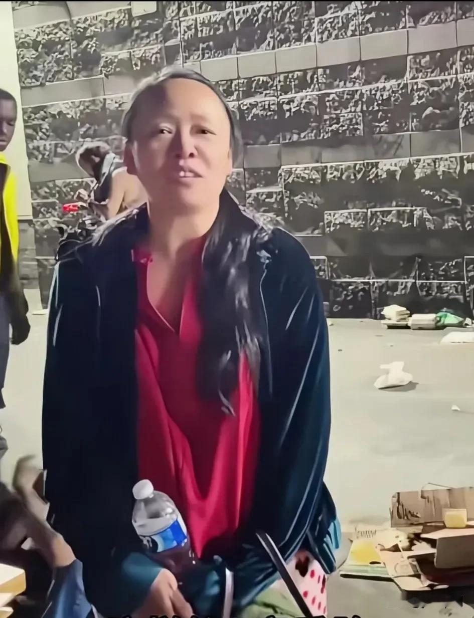 有个在洛杉矶街头卖酱香饼的中国女人，她对着镜头说了句对不起，说自己给同胞丢脸了。