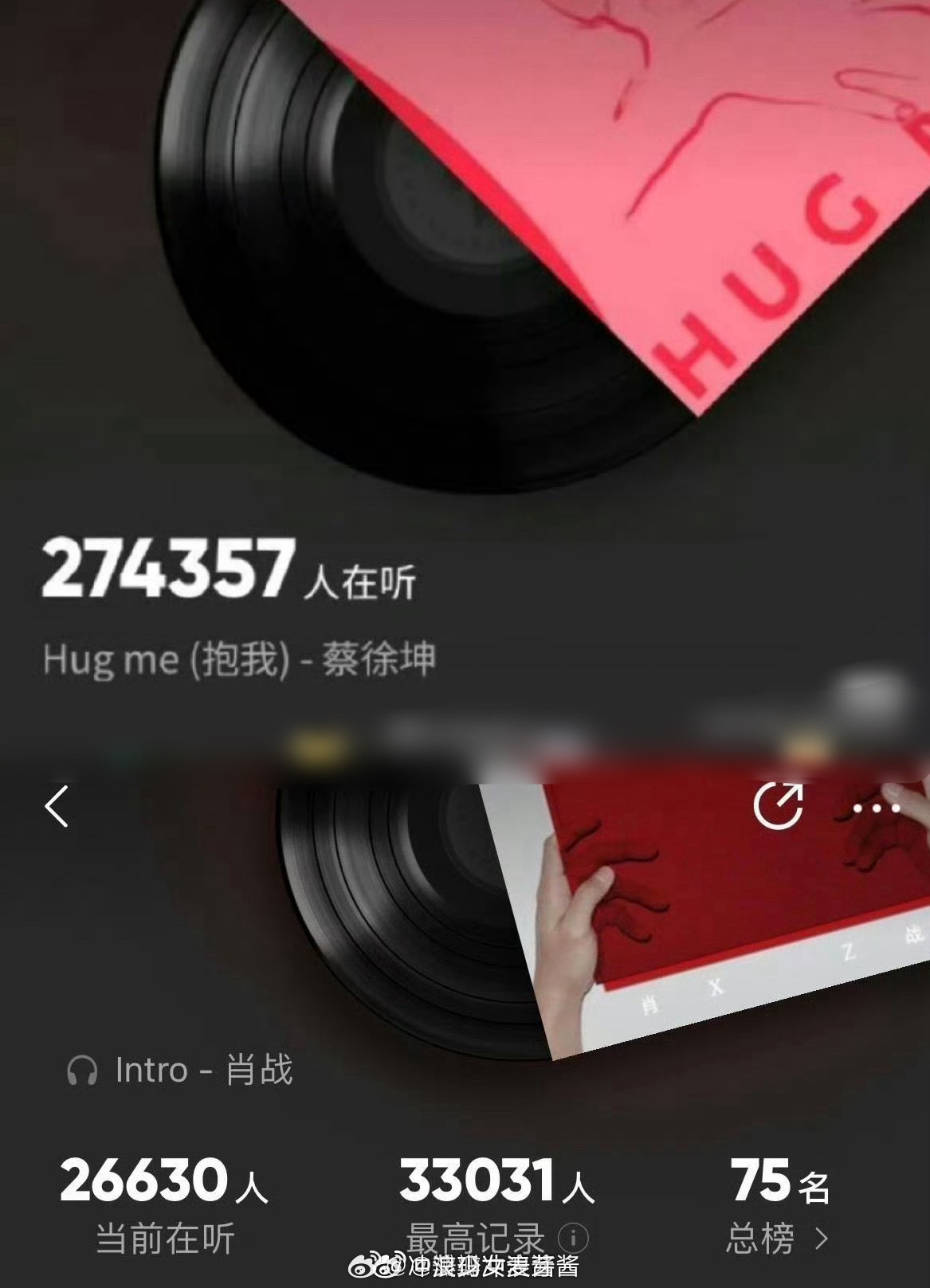 第一次知道蔡徐坤这么厉害，到底哪些人在听他的歌啊。 ​​​