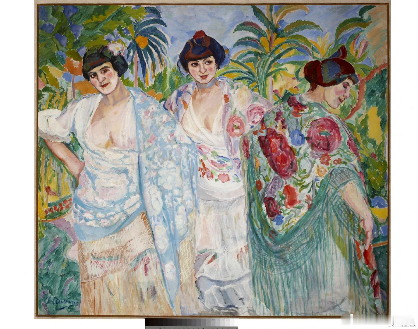 西班牙后印象派画家Francisco Iturrino（1864-1924）的作