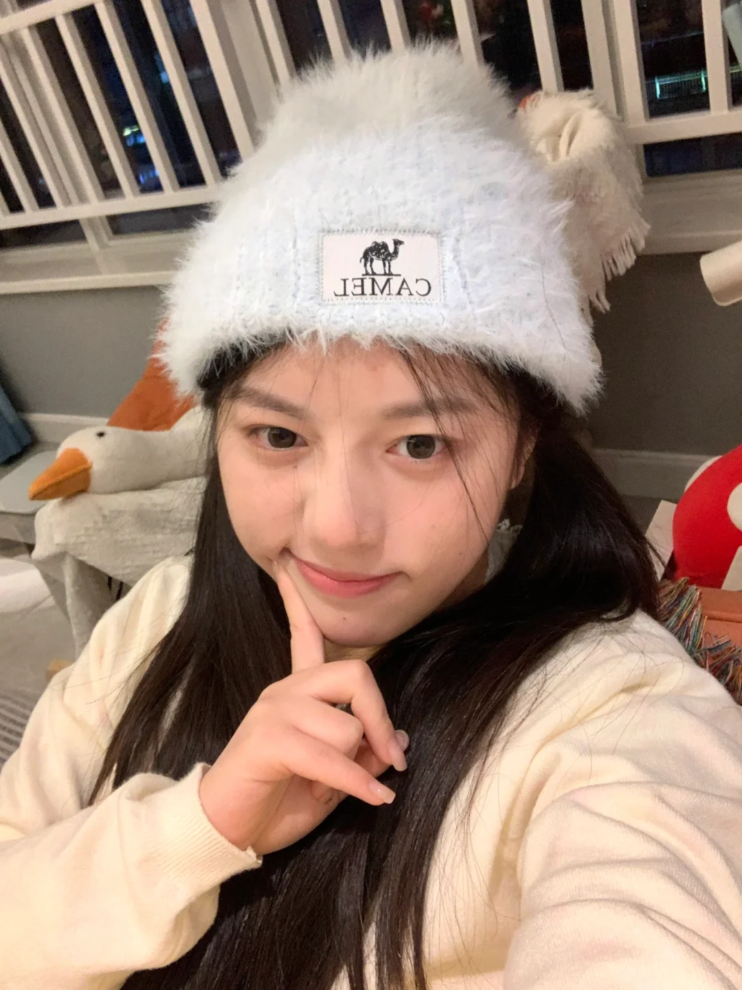 温暖冬天的奶芙帽☁