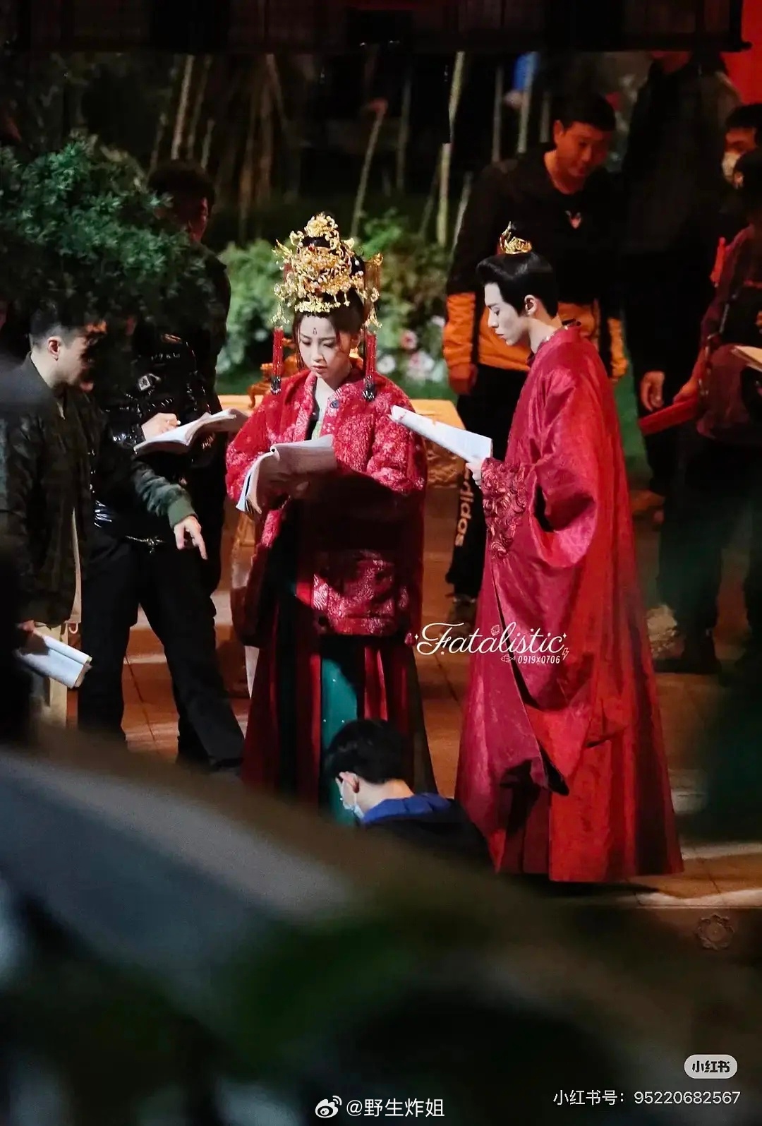 妈呀刺激，有站姐发了棣欣引力🐒🐟站姐团建