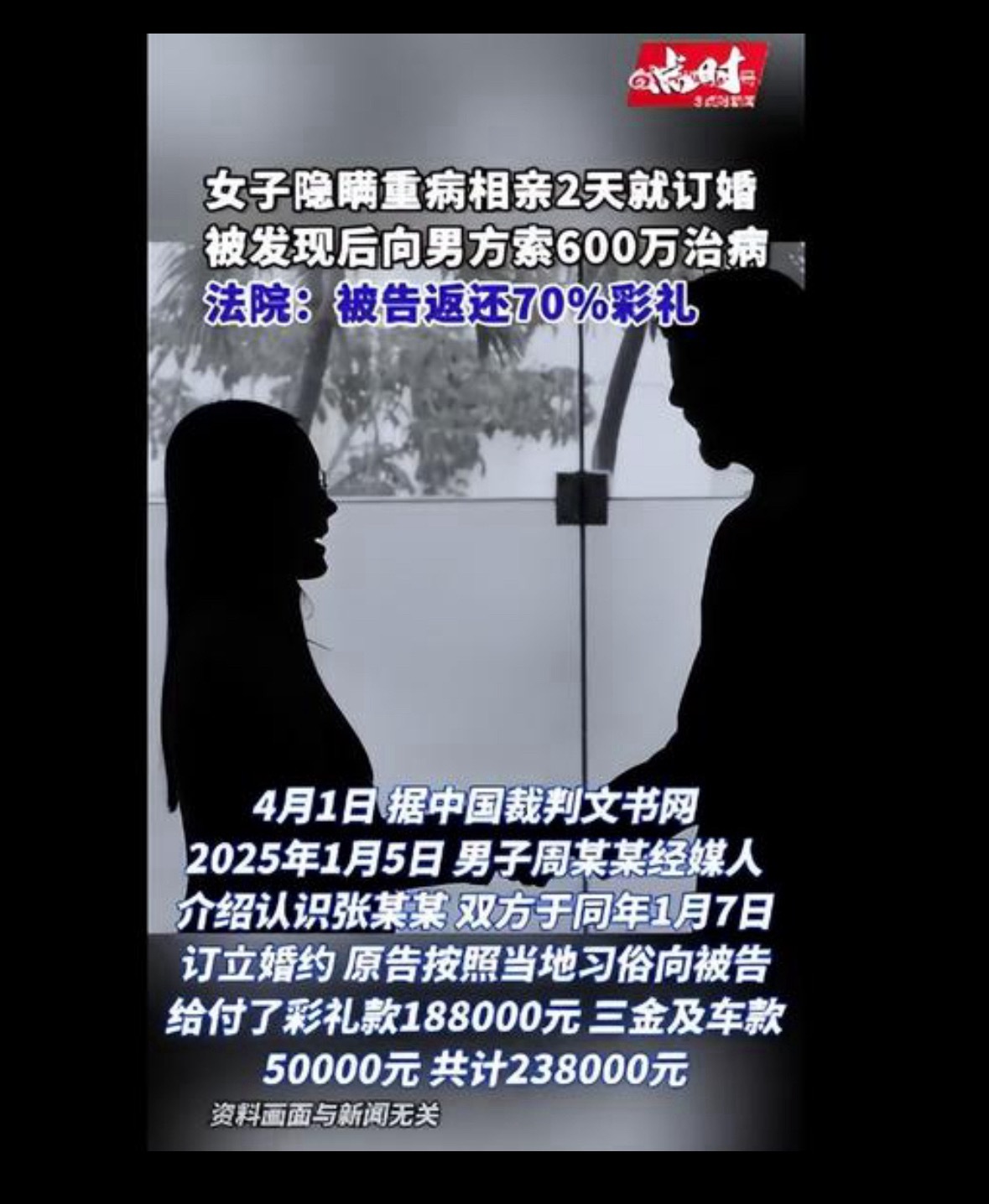 女子瞒重病订婚向男友索600万治病尿毒症是正儿八经的可以撤销婚姻的重大疾病。这个