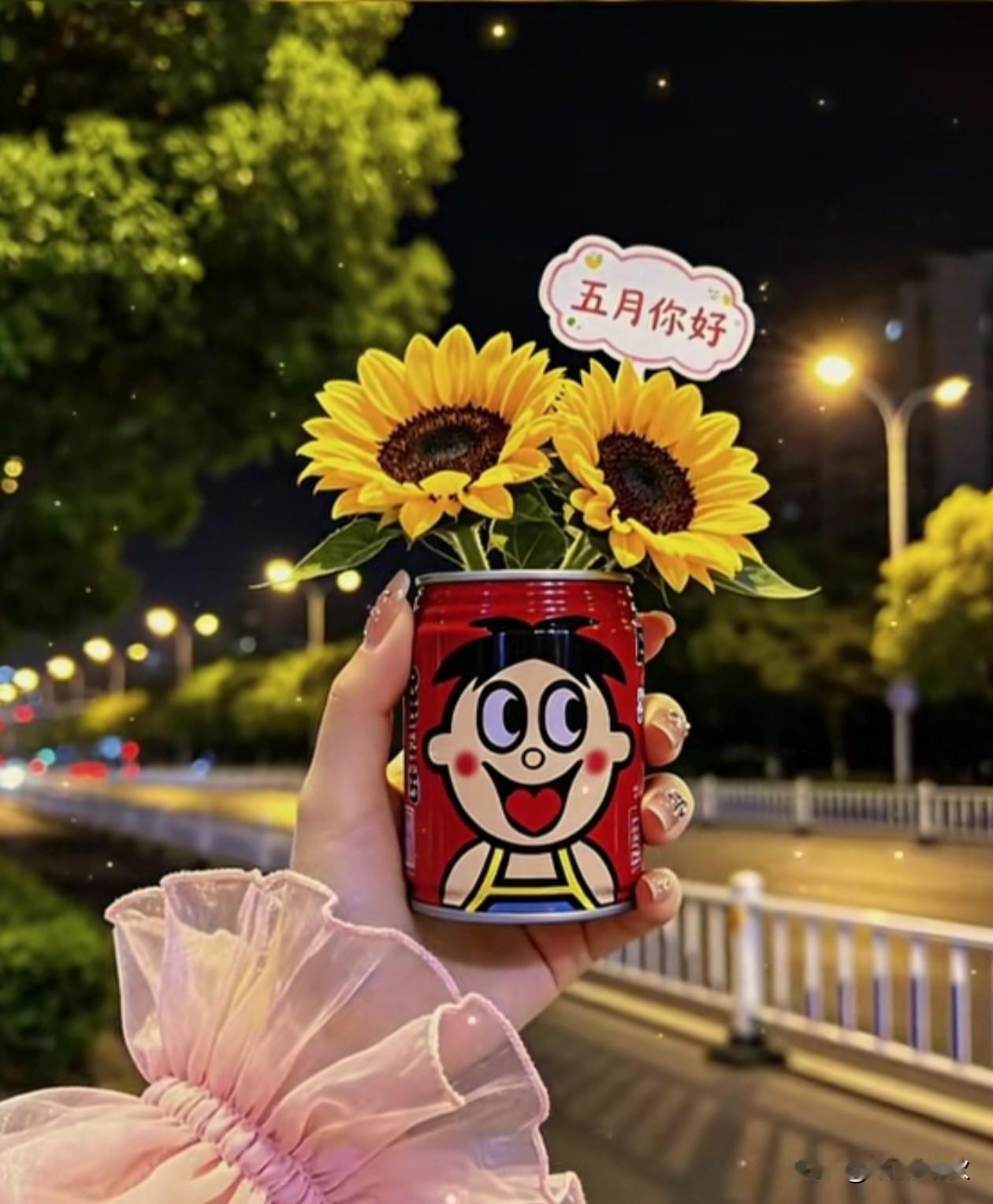 五月风暖，草木葱茏。
春事落幕，心境渐安。

借五月清风，释怀过往心事；
随人间