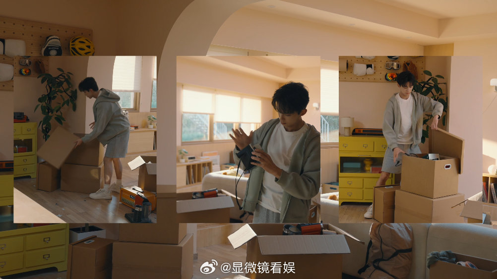爱回收吴磊 新放出的拍摄花絮氛围感十足，镜头下的吴磊笑容清爽自然，整个人松弛又自