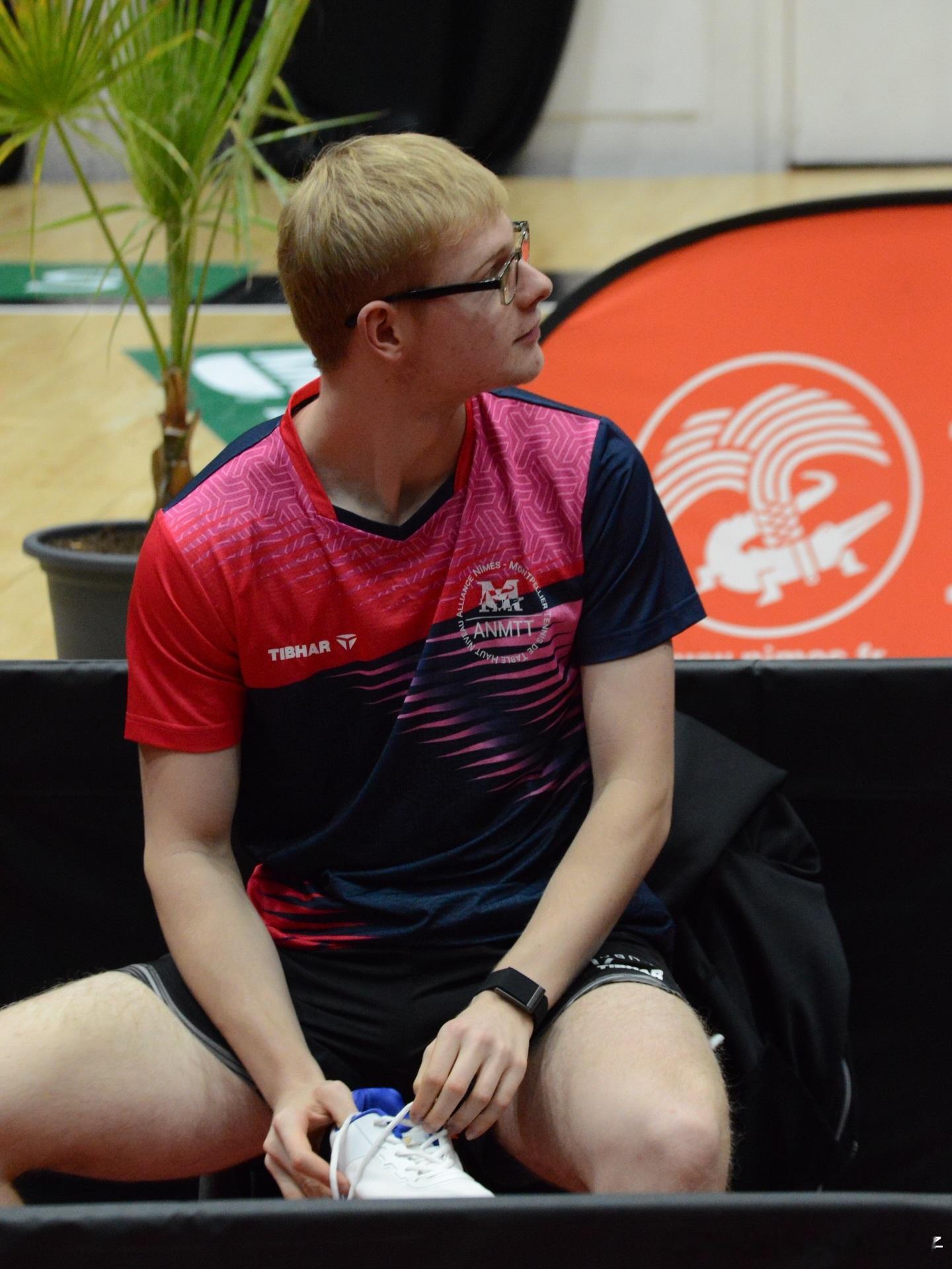 2025-2026赛季欧冠乒乓球联赛1/8决赛尼姆蒙彼利埃俱乐部的菲利克斯、艾利