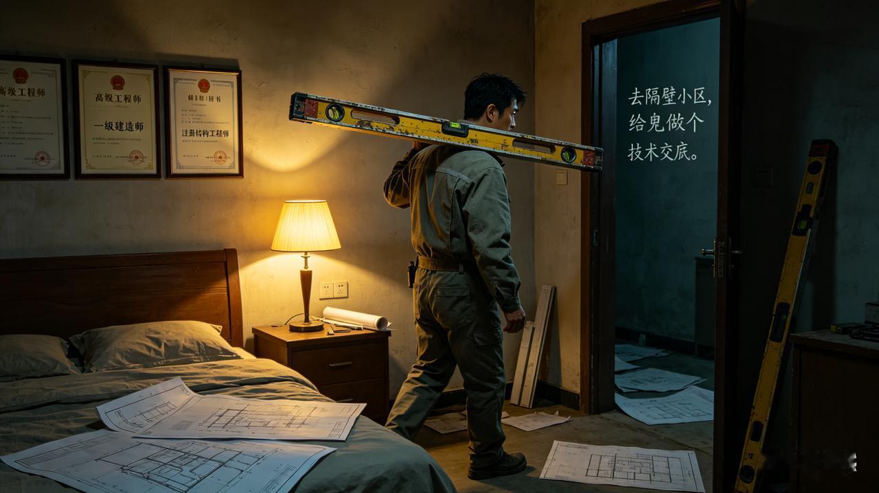 半夜三点，隔壁小区的业主群炸了锅。

有人录了段视频发群里，画面漆黑一片，只有个