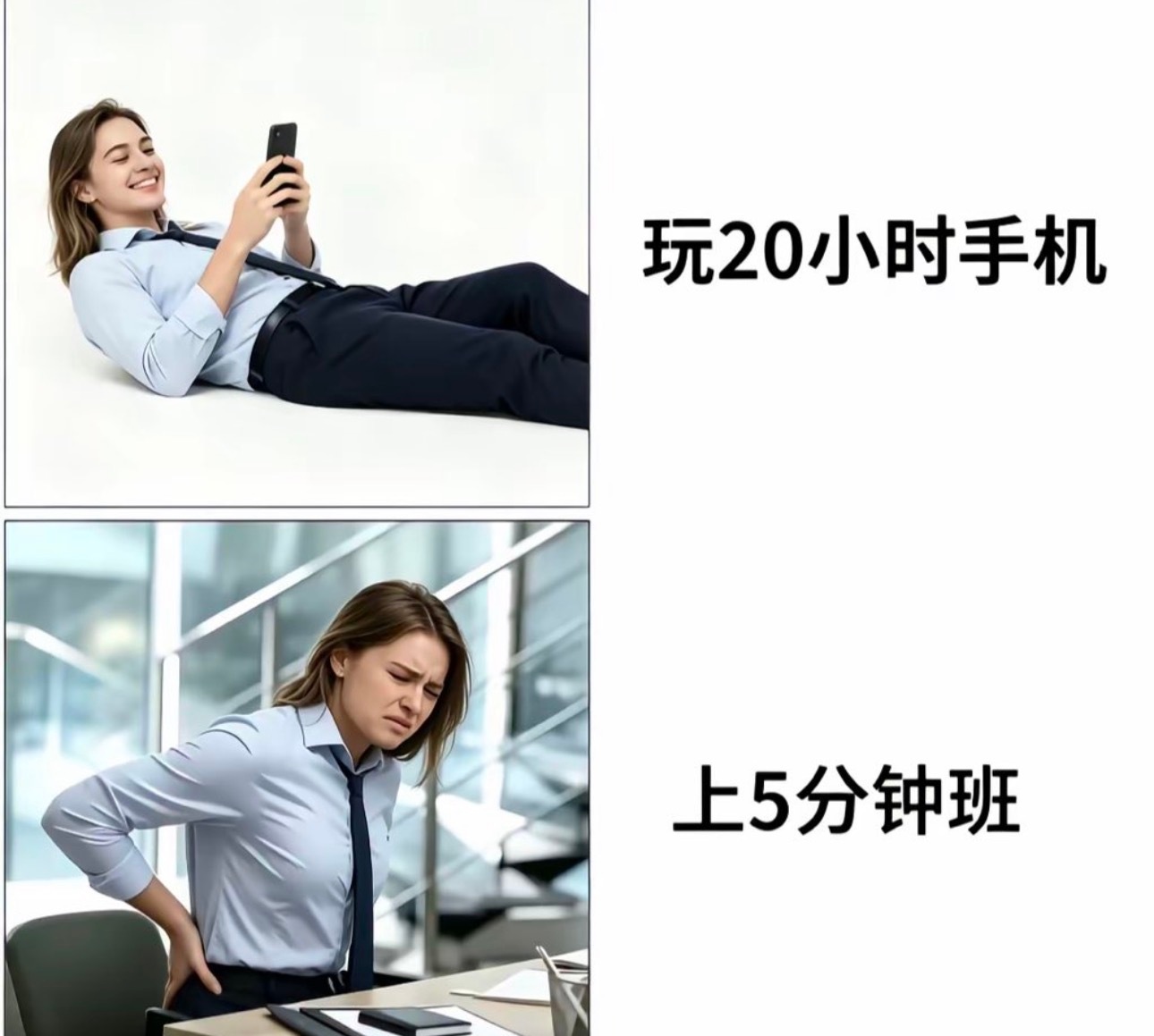 说实话，20小时手机我也玩不了[二哈]今日memesfunny memememe