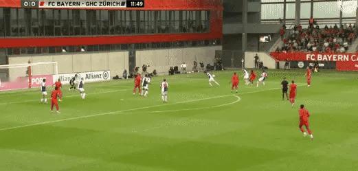 奥利塞爆射破门，拜仁1-0草蜢#拜仁[超话]##拜仁vs草蜢# ​​​