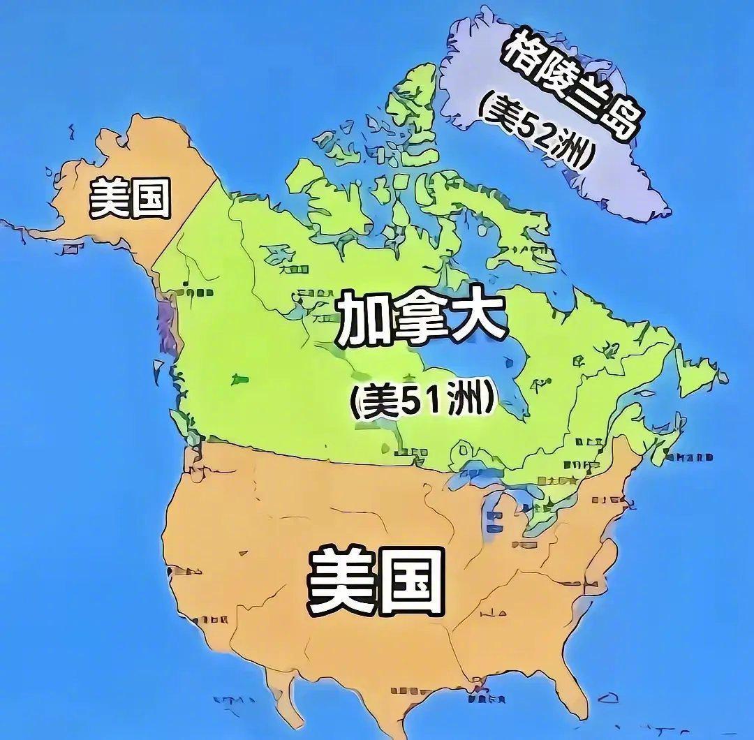 为啥特朗普火急火燎地想得到格陵兰岛？因为一旦拿下格陵兰岛，就对加拿大行成了包围之