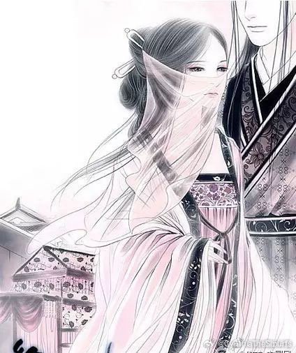 「       一丝垂钓两处幽，一水隔尽三生怨，                