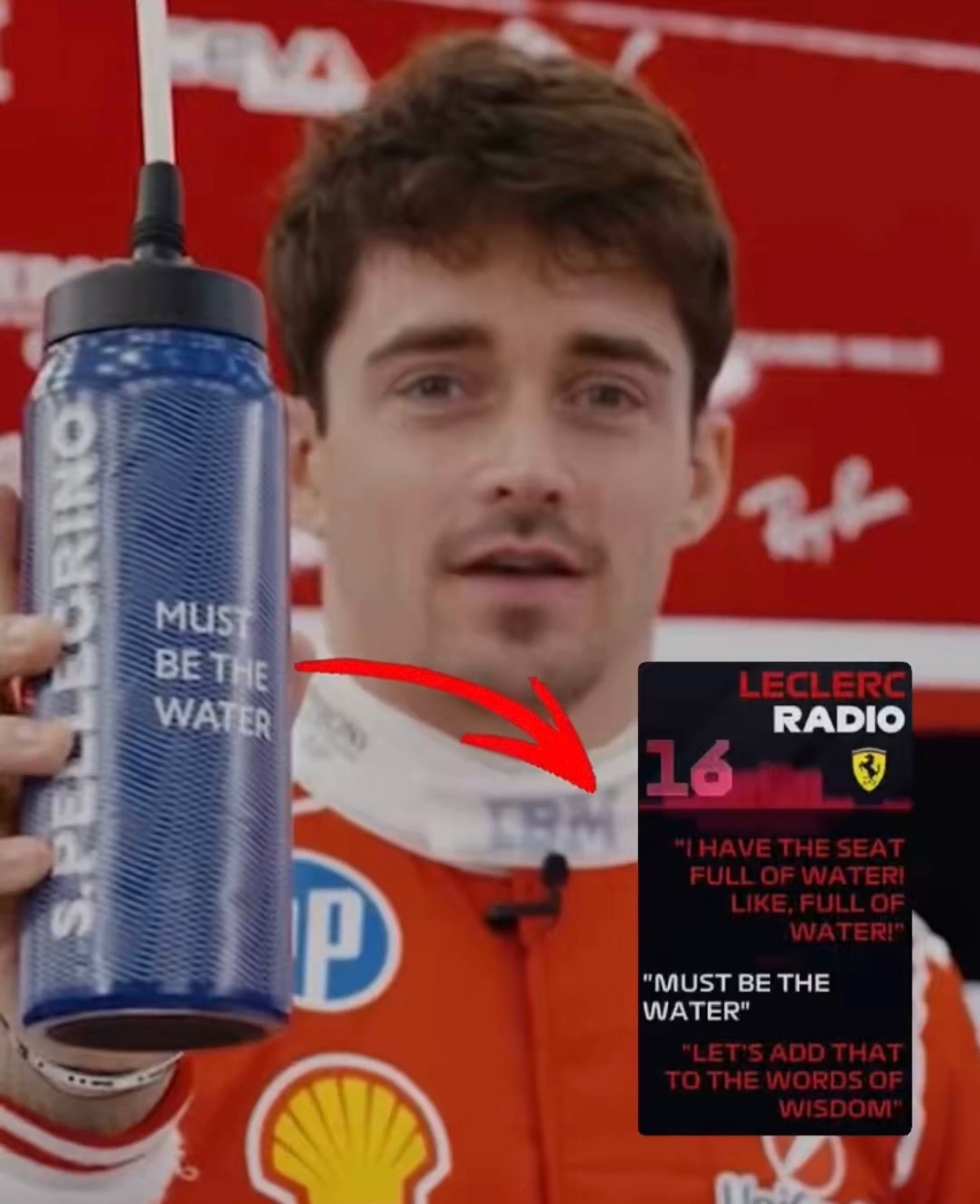 勒克莱尔水壶有一句经典TR“Must be the water”2026f1澳大