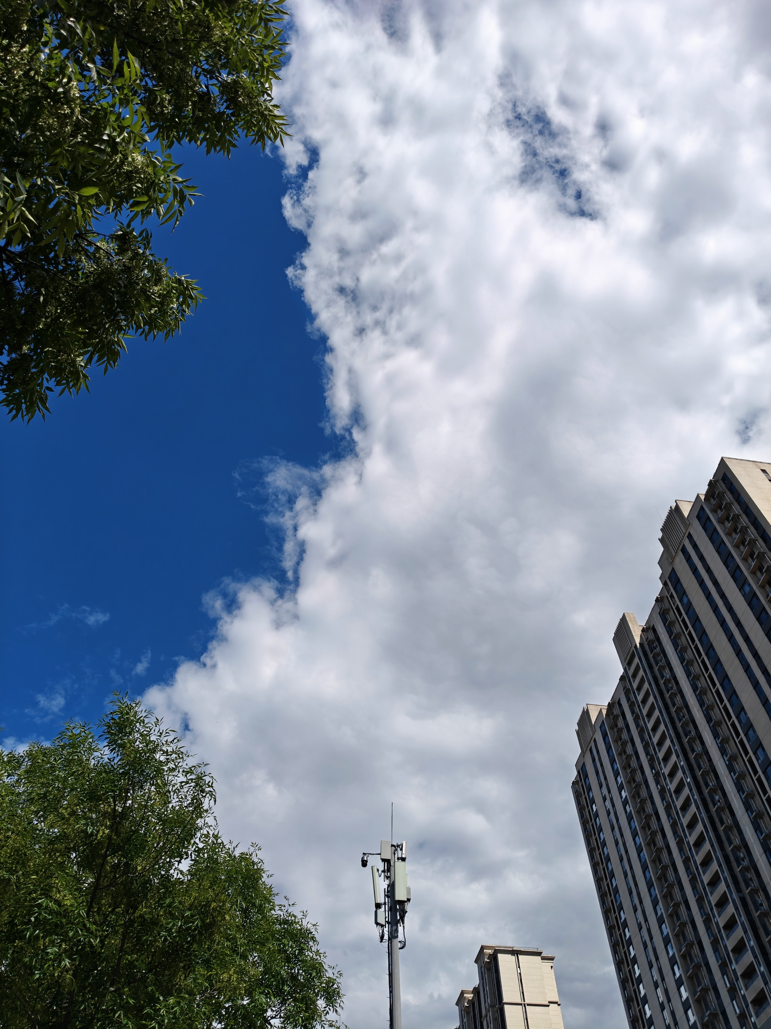 今天的天空像画的 北京·百子湾