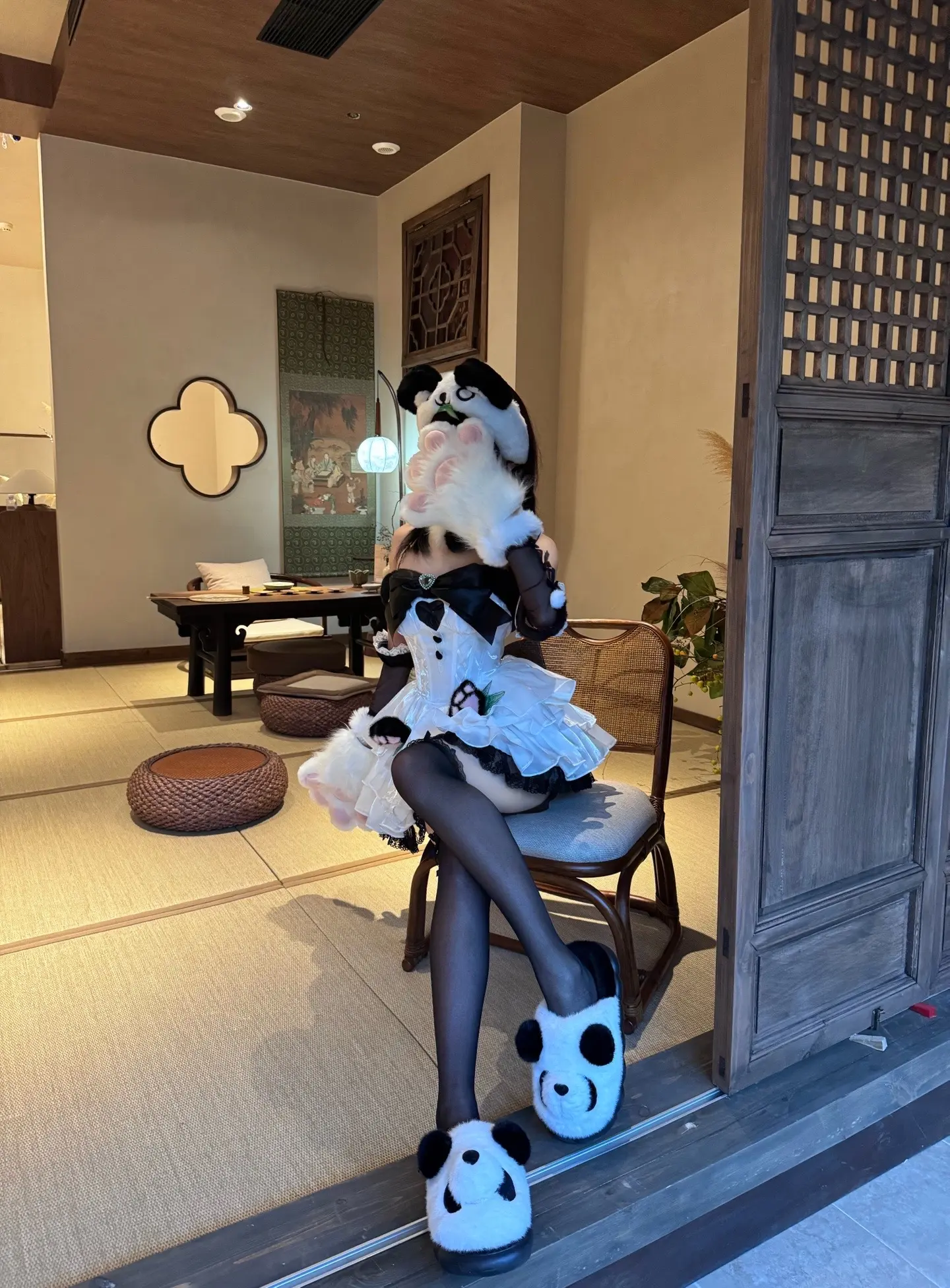 来个老虎甜双沈妙cos