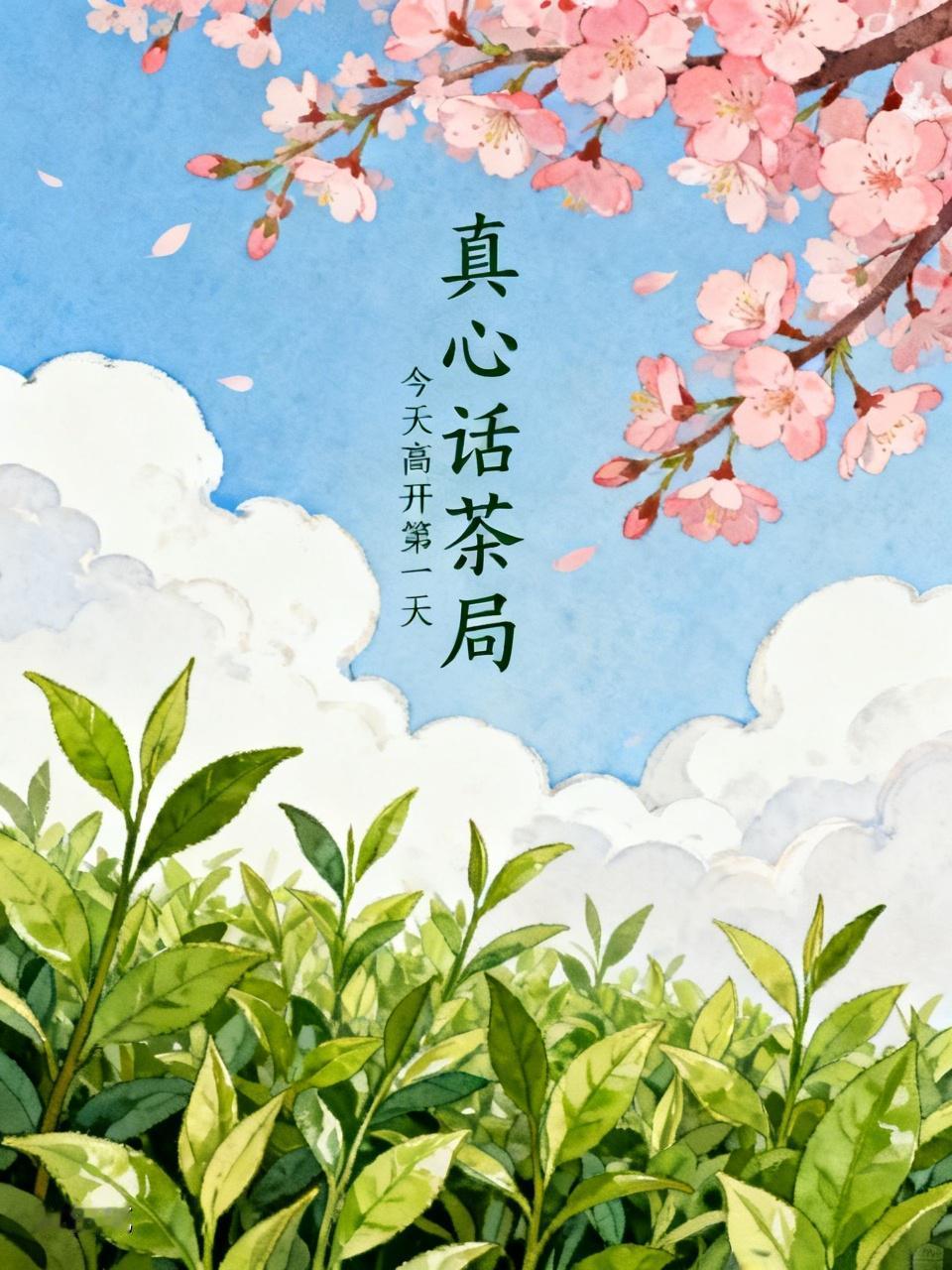 真心话茶局今天高开第一天。