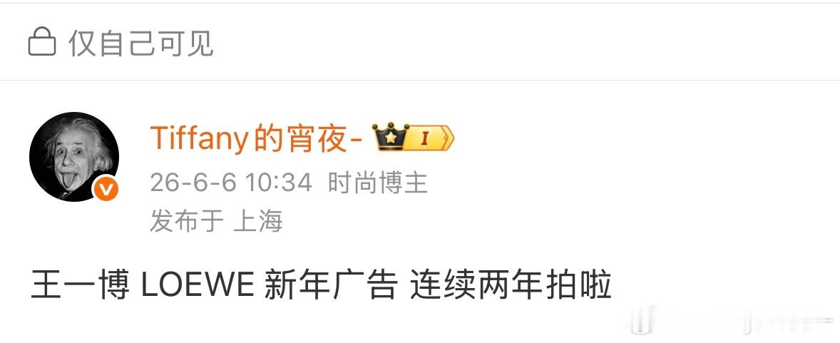王一博 LOEWE 2027中国新年广告，连续两年拍摄CNY喽，LOEWE你别太