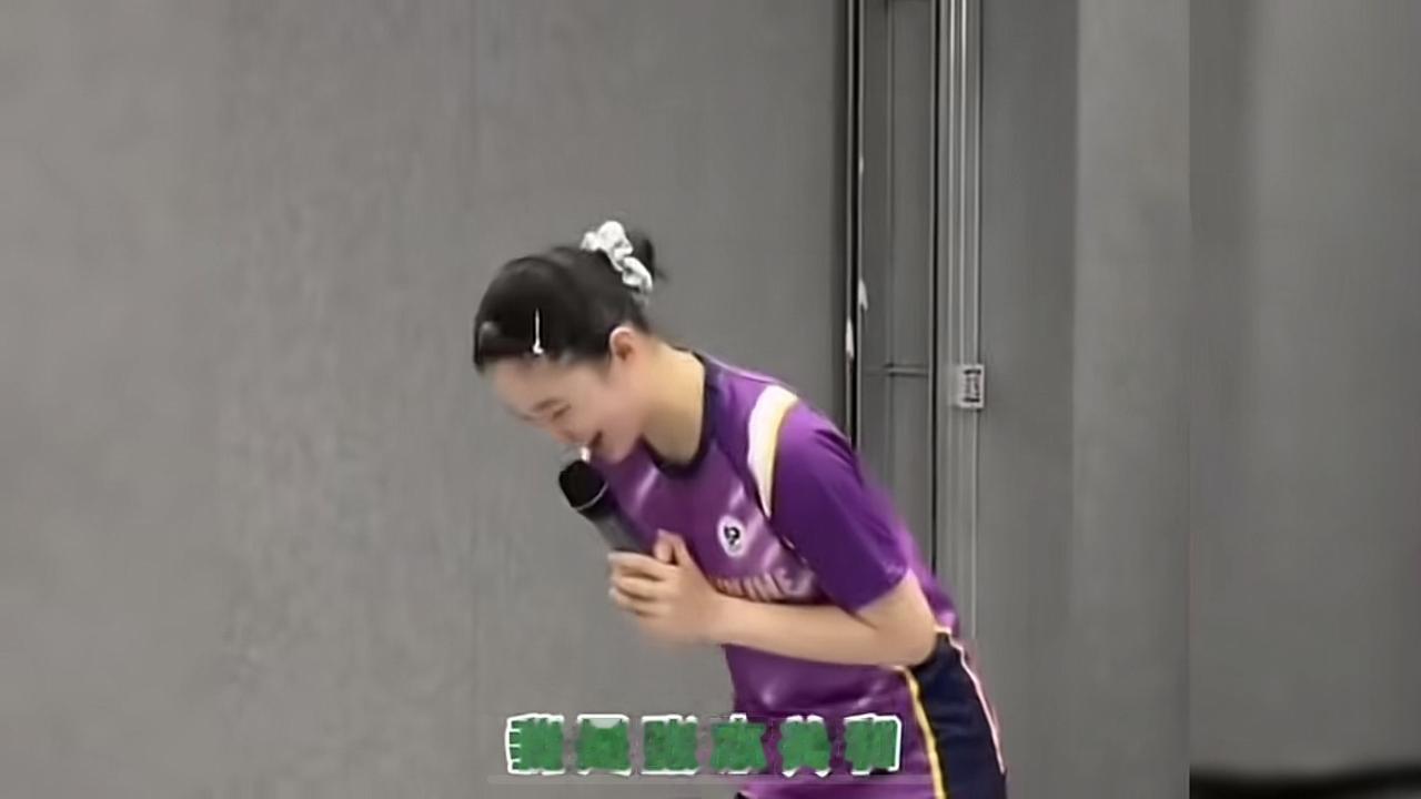 张本美和2句四川话，球迷又“心软”了

张本美和这几天来到四川，代表俱乐部打乒超