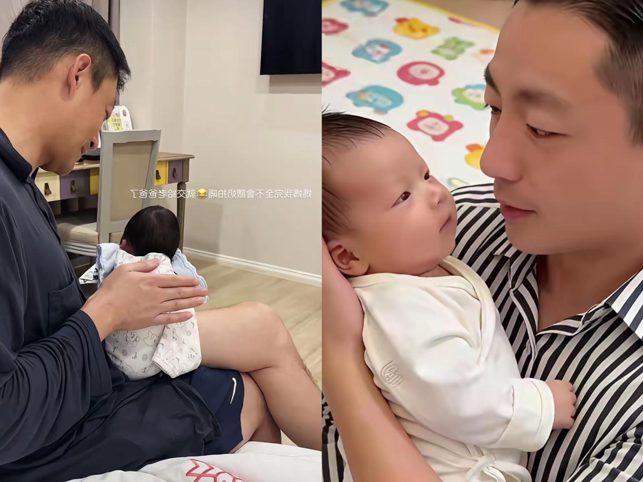 真的被汪小菲这一幕暖到了！原来靠谱的爸爸，从来都不用教。
 
马筱梅拍下老公给小