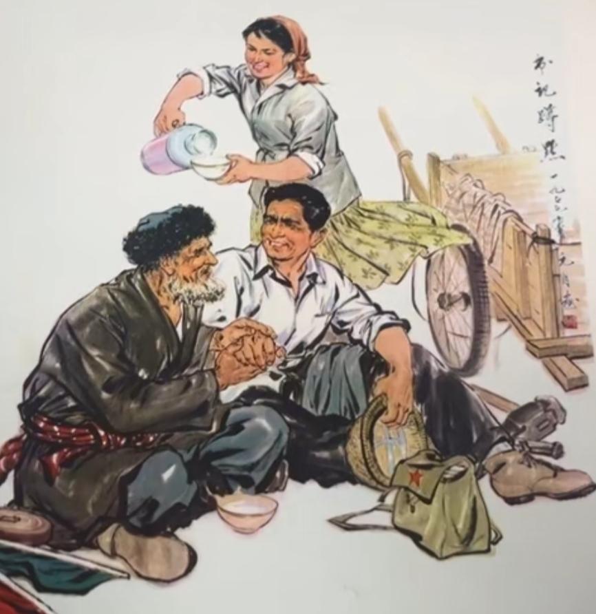 拉家常
70年代旧画