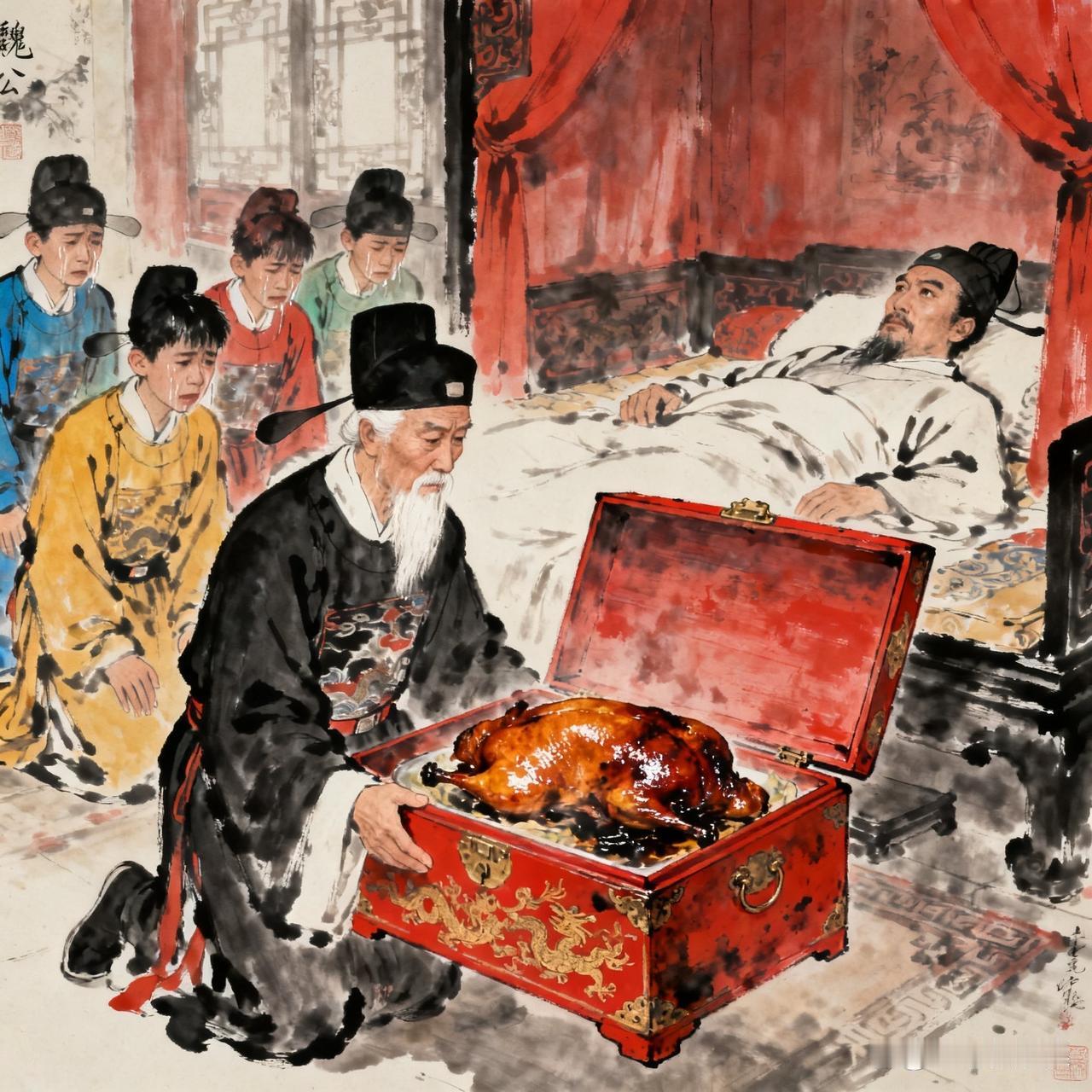 朱元璋杀徐达是清代才出现的野史传说，正史中徐达是病逝。野史说法主要源于朱元璋晚年