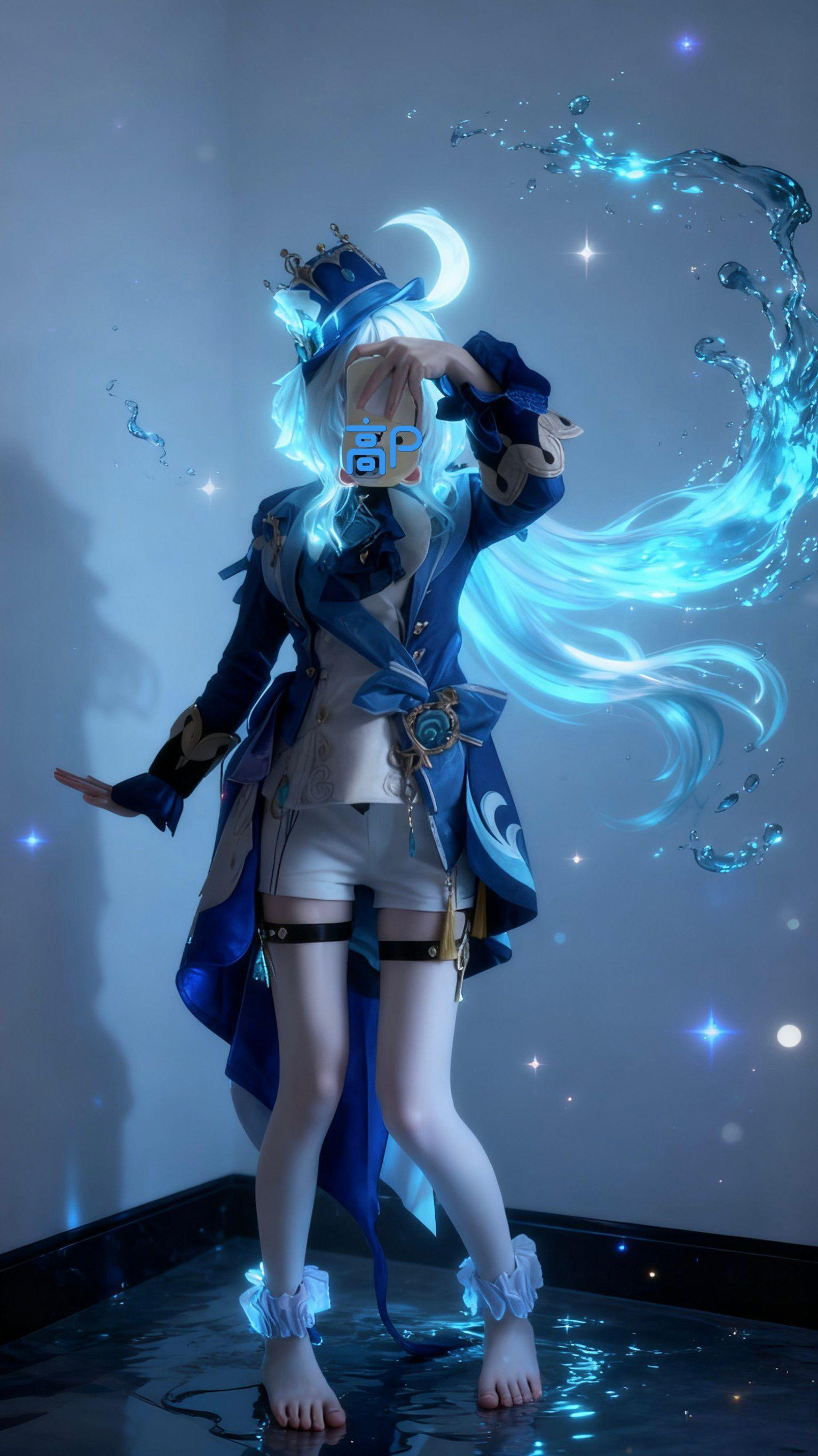原神芙宁娜cos.高P和随便修一下图哪种好一点呢