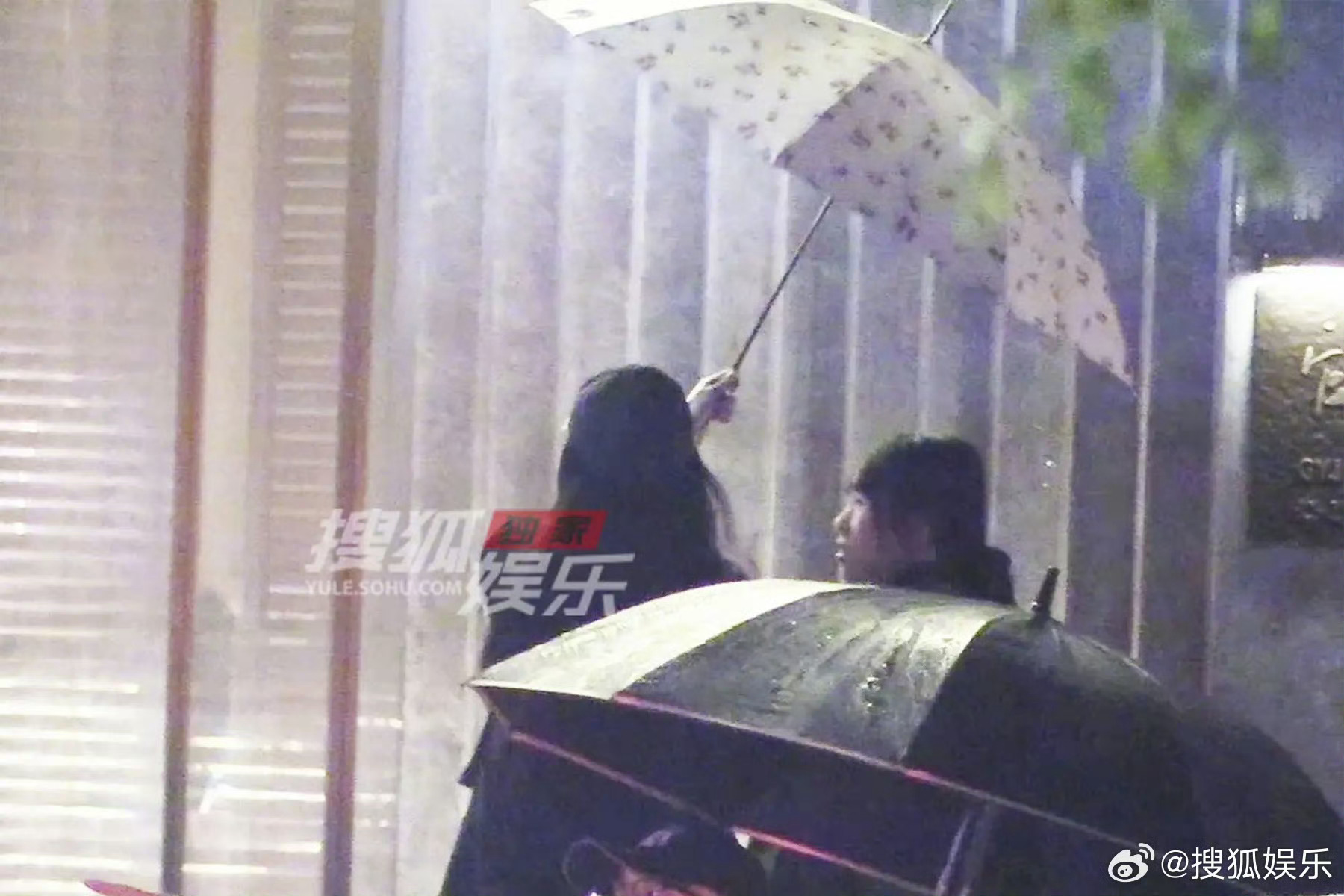 刘亦菲和助理下雨天互相让伞细节见人品 下雨天还不忘把伞偏向助理 难怪能长红20多