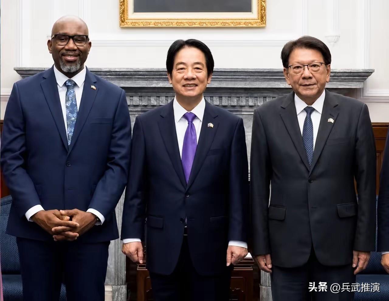 白忙活，不搭理台湾

5月28日，赖清德专门出面，接待圣文森特和格林纳丁斯新任驻