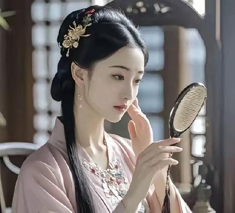 红日初升露晓光
女子对镜正梳妆
要问今天是何事
月老牵线会君郎