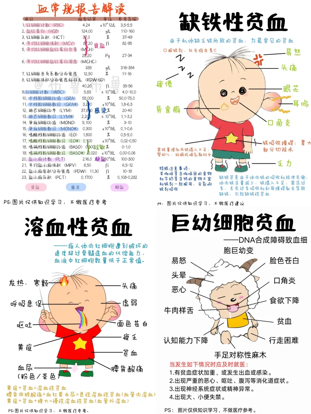 医学生笔记——贫血合集