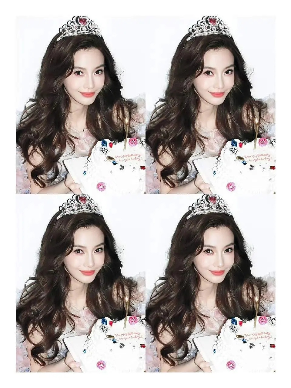 baby生日快乐，真的好像一个公主