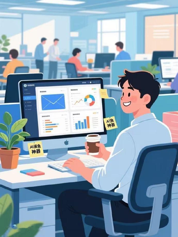 摸鱼新境界，AI思考，我稍歇。 